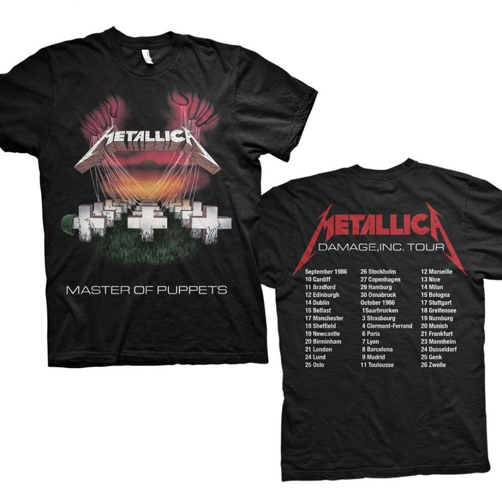 METALLICA - (結成 45周年 ) - Master of Puppets European Tour '86. / バックプリントあり